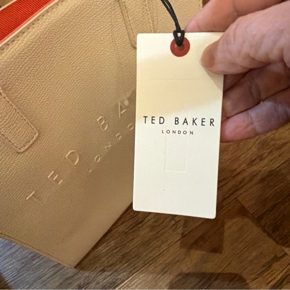 Ted Baker London THE ICON 10”x10” Cream Color Tote NWT - Picture 9 of 13